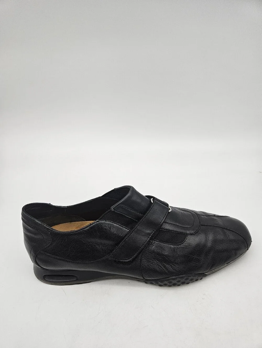 Cole Haan NikeAir men's size 11M black leather sneakers casual loafers